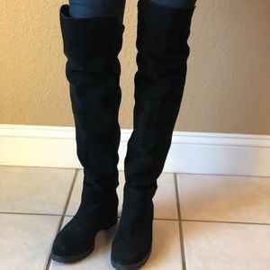 Suede Over the Knee Boots